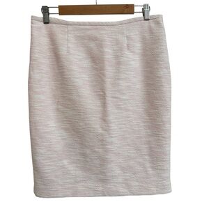Calvin Klein Petites Pink Textured Pencil Skirt‎ 10P NWT Lined Elegant Office